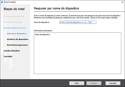 Ilustração do instalador de drivers