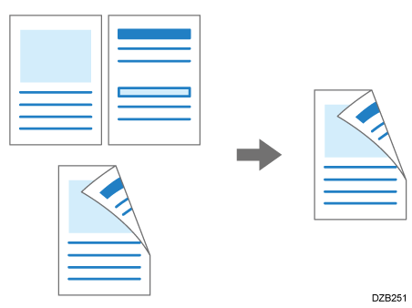Illustration of duplex copying