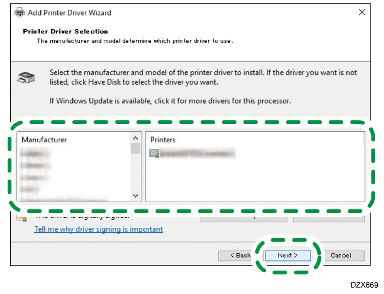 Driver screen illustration