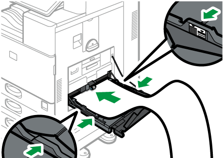Bypass tray illustration