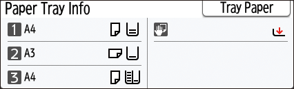 Operation panel screen illustration
