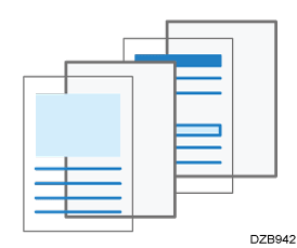 Slip sheet image illustration