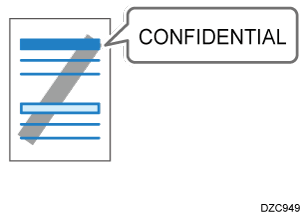 Water mark image illustration