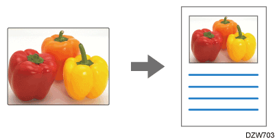 Form printing image illustration