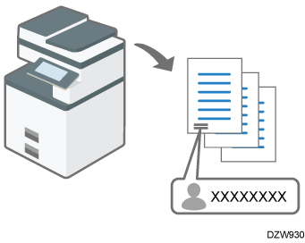 Illustration of preventing data leaks from printed sheets