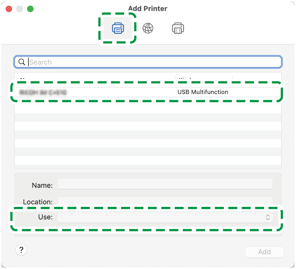 Driver screen illustration