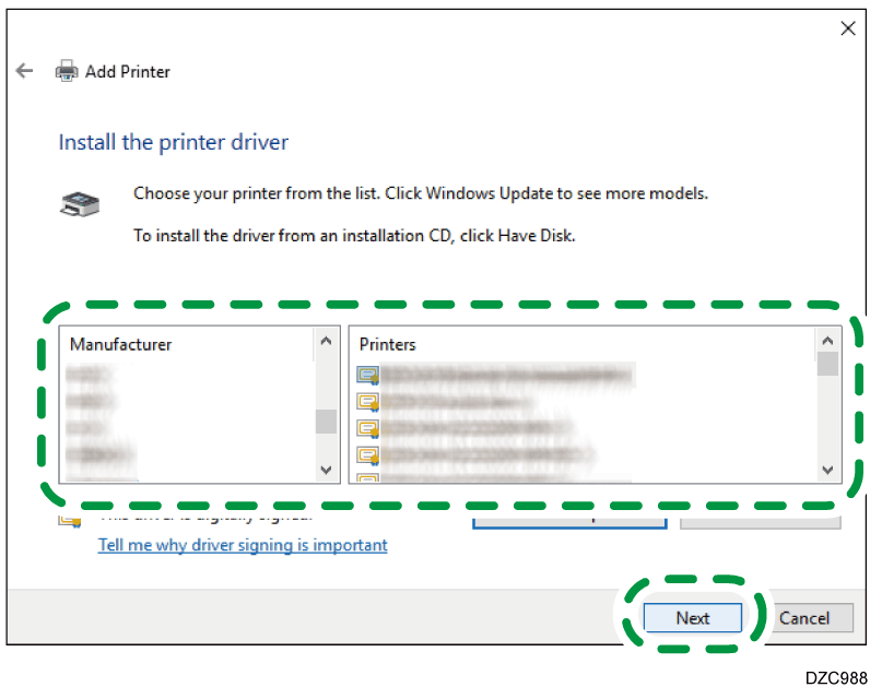 Driver screen illustration