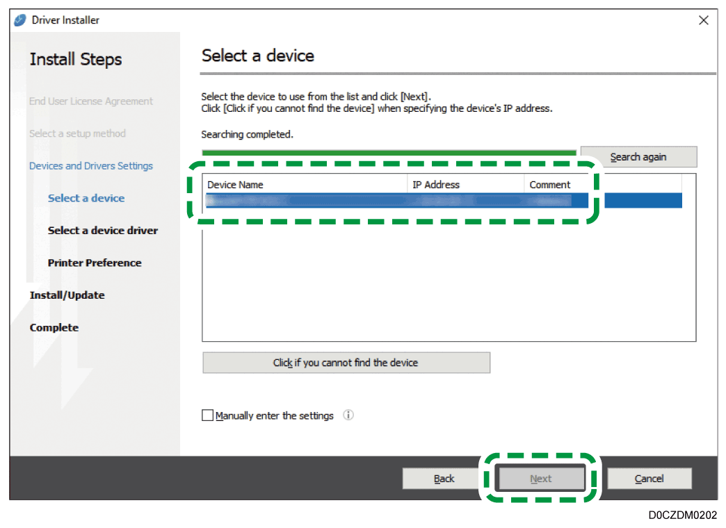 Driver installer illustration