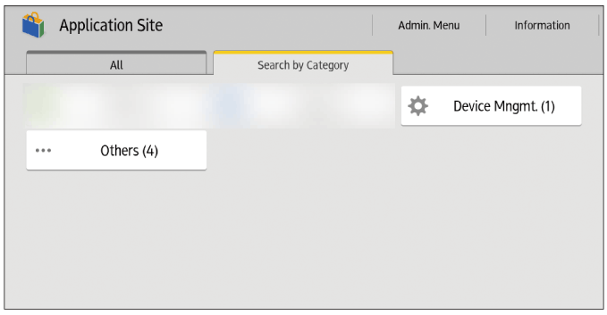 Operation panel screen illustration