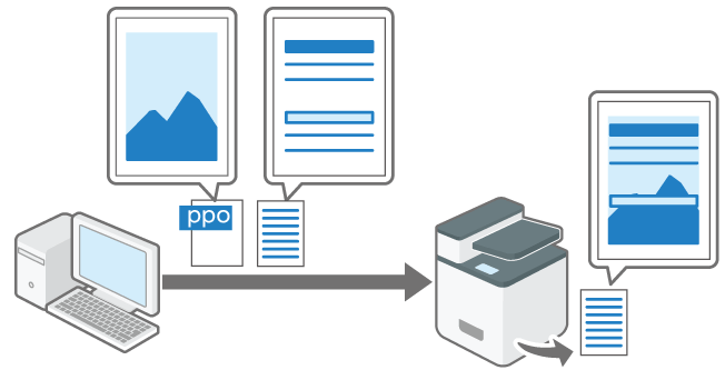 Illustration of overlay printing
