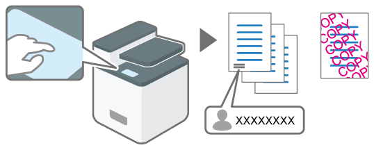 Illustration of taking measures to prevent information leaks