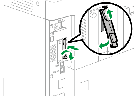 llustration of SD card options
