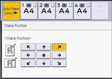 Operation panel screen illustration