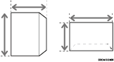 Illustration of envelope size