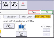 Operation panel screen illustration