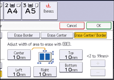 Operation panel screen illustration