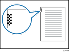 Illustration of Checkered Mark