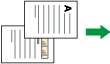 Illustration of two-sided printing