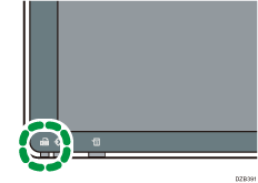 Fax indicator illustration