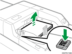 Multi bypass tray (Tray A) illustration numbered callout illustration