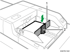 Multi bypass tray (Tray A) illustration numbered callout illustration