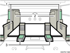 Banner sheet tray of the two-tray wide LCT illustration