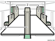 Banner sheet tray of the two-tray wide LCT illustration