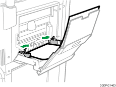 Multi bypass banner sheet tray illustration