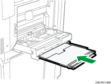 Multi bypass banner sheet tray illustration