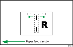 Illustration of Adjust Staple Position for Booklet