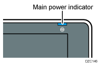 Operation panel screen illustration