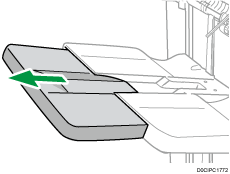 Extension tray illustration