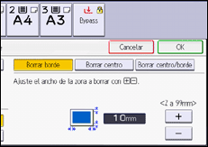 Ilustración de la pantalla del panel de mandos