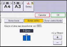 Ilustración de la pantalla del panel de mandos