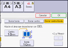 Ilustración de la pantalla del panel de mandos