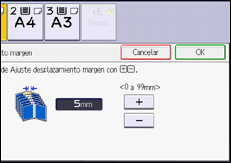 Ilustración de la pantalla del panel de mandos