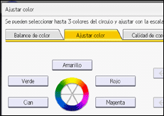 Ilustración de la pantalla del panel de mandos