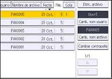Ilustración de la pantalla del panel de mandos