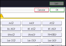Ilustración de la pantalla del panel de mandos
