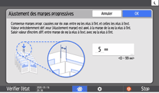 Illustration de l'écran du panneau de commande