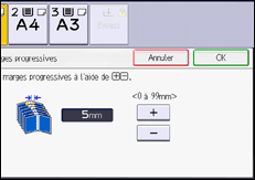 Illustration de l'écran du panneau de commande