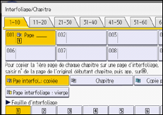 Illustration de l'écran du panneau de commande