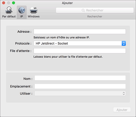 Illustration de l'écran Pilote