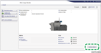 Illustration de la page du navigateur Web