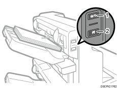 Illustration numérotée du finisseur