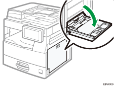 Bypass tray illustration