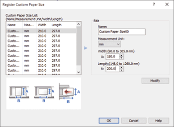 Operation panel screen illustration