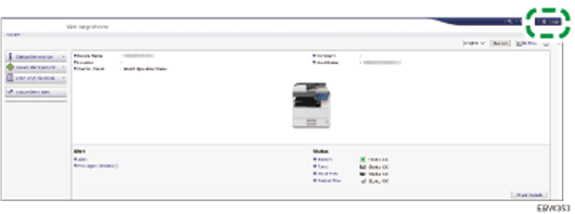 Web browser screen illustration