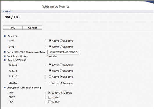 Web browser screen illustration