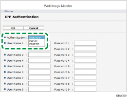 Web browser screen illustration